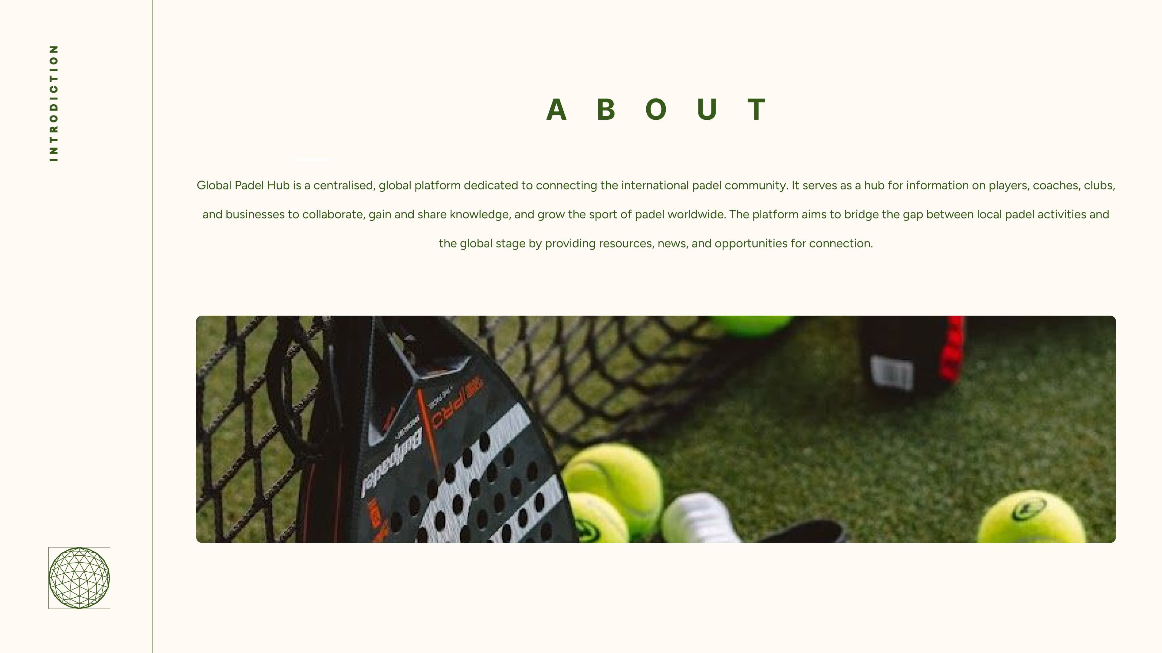 Global Padel Hub brand full introduction