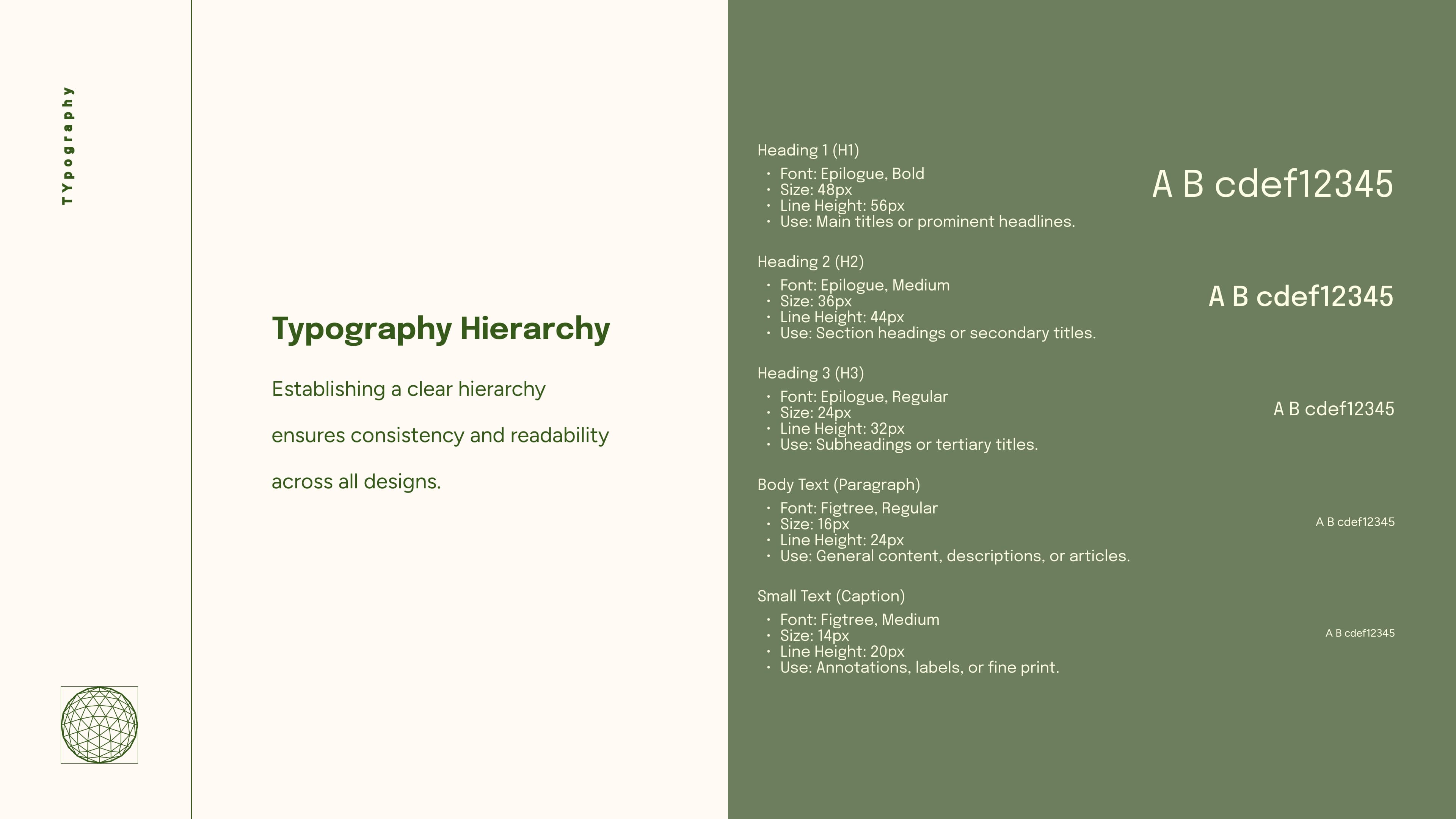 Global Padel Hub brand typography application