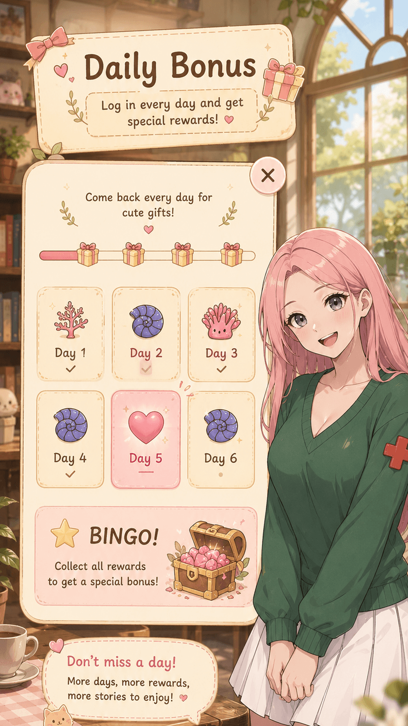 Niji's Dream — daily bonus
